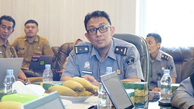 Kepala Divisi Pelayanan Hukum dan HAM, Kanwil Kemenkumham Sulsel Hernadi. (Dok. Humas Kanwil Kemenkumham Sulsel)