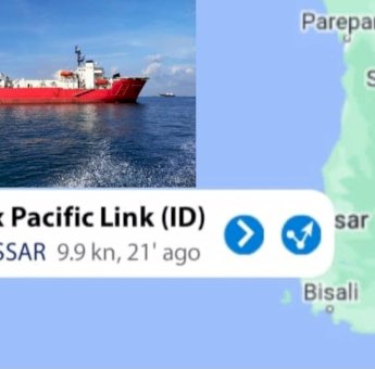 Kapal Dnex Pacific Link Sudah di Perairan Makassar, Selanjutnya Menuju Titik Kerusakan Kabel Optik Ruas Merauke-Timika