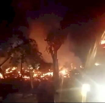 Tiga Rumah Panggung di Jeneponto Hangus Dilalap Sijago Merah