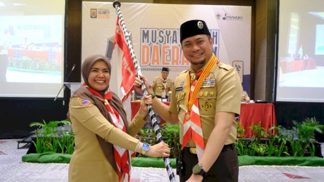 Bupati Gowa, Adnan Purichta Ichsan terpilih sebagai Ketua Kwarda Pramuka Sulawesi Selatan. (Foto: Humas Pemkab Gowa)