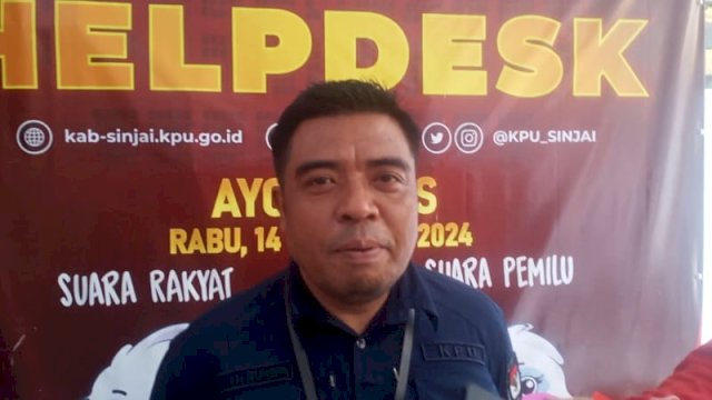 Ketua KPU Kabupaten Sinjai, Muhammad Rusmin. (Foto: Istimewa)