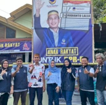 Kali Ini di Bantaeng, Rudianto Lallo Kembali Resmikan Posko Pemenangan Anak Rakyat