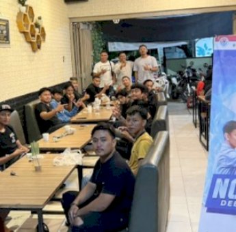 Dihadiri Kaum Milenial, Barisan Relawan For Gibran Sulsel Gelar Nobar Debat Capres Ketiga