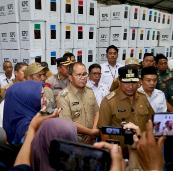 Tinjau Kesiapan Gudang Logistik Pemilu, Danny Pomanto Tegaskan Persiapan Makassar Sudah Matang