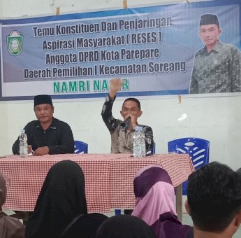 Temu Konstituen, Legislator PPP Parepare Namri Nasir Siap Komitmen Perjuangkan Aspirasi Warga Soreang