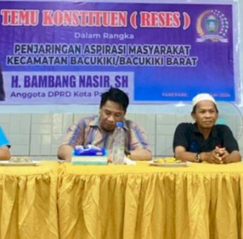 Legislator Demokrat Parepare H Bambang Nasir Siap Kawal Aspirasi Warga Bacukiki dan Bacukiki Barat