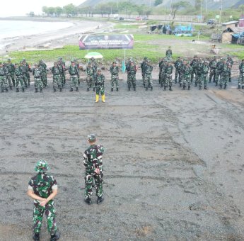 Antisipasi Cuaca Ekstrem, Kodim 1410 Bantaeng dan Huadi Group Gelar Apel Siaga Bencana