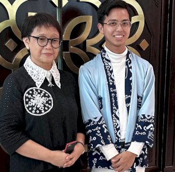 Putra Daerah Anak Anggota DPRD Parepare Dapat Kehormatan Diundang Menlu Retno Marsudi