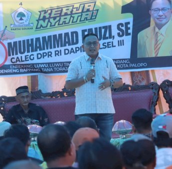 Temui Masyarakat Pinrang, Muhammad Fauzi Tawarkan Komitmen Jangka Panjang