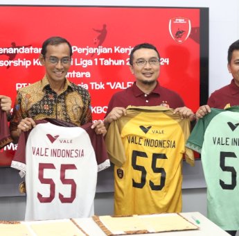 PSM Makassar dan PT Vale Resmi Jalin Kerjasama