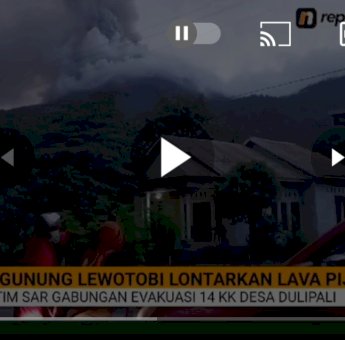 VIDEO: Tim SAR Evakuasi Warga Desa Dulipali Korban Erupsi Gunung Lewotobi Flores