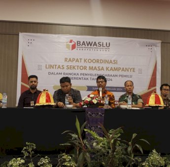 Bawaslu Gowa Akan Tertibkan APK Peserta Pemilu di Masa Tenang