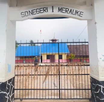 SDN 1 Merauke Dipalang, 524 Siswa Tak Bisa Sekolah