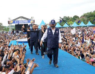 Kampanye Akbar di Parepare, Surya Paloh Sebut Pemilu Bukan Ajang Menebar Ketakutan