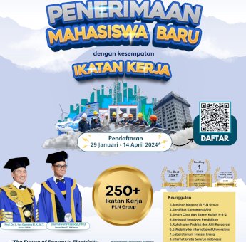 Institut Teknologi PLN Buka Pendaftaran Mahasiswa Baru, Siapkan 250 Kuota Program Ikatan Kerja