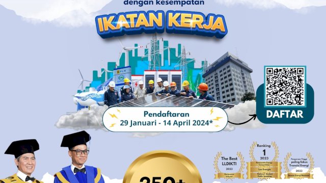 Pamflet penerimaan mahasiswa baru Institut Teknologi PLN. (ist) 