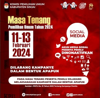 Dilarang Kampanye Saat Masa Tenang Pemilu 2024