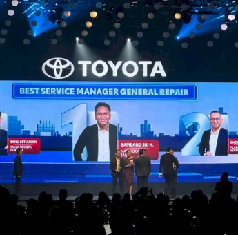 Kalla Toyota Raih Top 3 Best National Service Manager General Repair