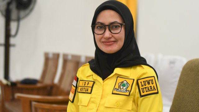 Ketua DPD II Golkar Luwu Utara, Indah Putri Indriani. 