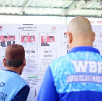 Berjalan Kondusif, 10.653 Warga Binaan di Sulsel Salurkan Hak Pilih