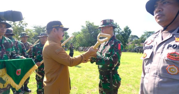 Program TMMD Sasar Kecamatan Pattallassang, Wabup Gowa: Kontribusi TNI Untuk Masyarakat