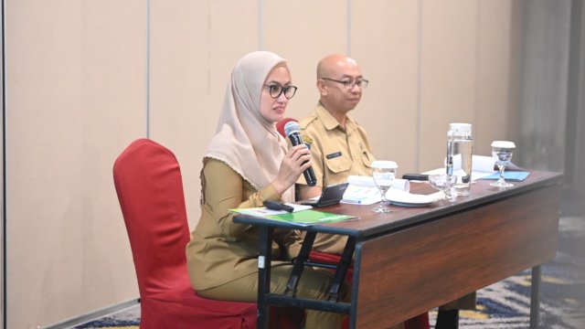 wawancara kandidat penghargaan Jaminan Sosial Ketenagakerjaan Paritrana Award Tahun 2023 di Hotel Mercure Makassar. Selasa (20/02/2024)