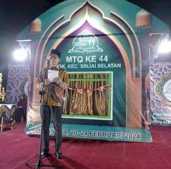 MTQ Ke-44 Tingkat Kecamatan Sinjai Selatan Resmi Dibuka