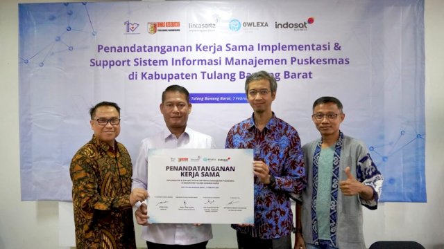 Indosat Ooredoo Hutchison melalui ACP Indosat Business yaitu PT Distribusi Sukses Mandiri bersama PT Lintasarta melakukan kerjasama dalam rangka mendorong implementasi sistem digital pada layanan kesehatan. (Dok. Indosat Ooredoo Hutchison)