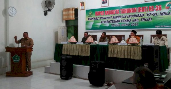 Hadiri RAT KP-RI Ikhlas Kemenag Sinjai, Fahsul Falah Minta Konsep Belanja Online Dikembangkan