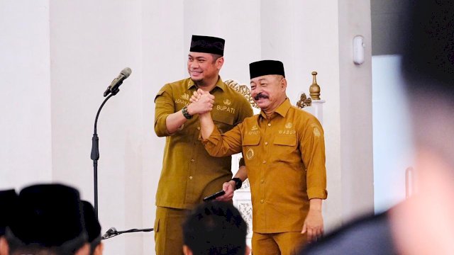 Kinerja kepemimpinan Bupati Gowa Adnan Purichta Ichsan bersama Wakilnya Abd Rauf Malaganni (Adnan-Kio) memberikan kepuasan bagi masyarakat. (Dok. Humas Gowa)