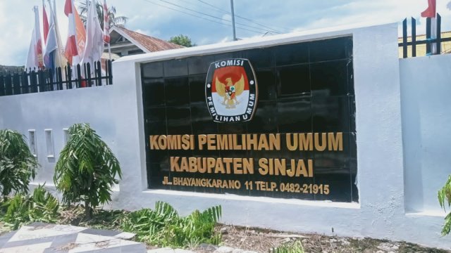 Kantor KPU Kabupaten Sinjai. (Istimewa)