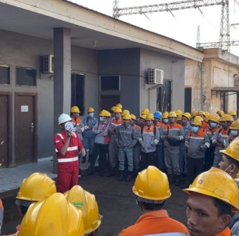 Sambut Bulan K3, PT Huadi Nickel Alloy Indonesia Gelar Briefing Akbar All Departemen