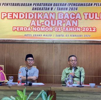 Sosialisasi Perda, Muchlis Misbah Ajak Warga Galakkan Pendidikan Baca Tulis Al-Qur’an