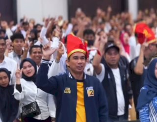 Gaungkan Semangat Sultan Hasanuddin, Rudianto Lallo Kukuhkan 1.222 Spartan Anak Rakyat Gowa