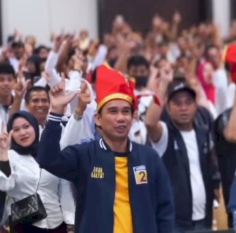 Gaungkan Semangat Sultan Hasanuddin, Rudianto Lallo Kukuhkan 1.222 Spartan Anak Rakyat Gowa