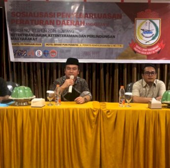 Sekretariat DPRD Kota Makassar Sosialisasikan Perda Ketertiban Umum, Ketenteraman dan Perlindungan Masyarakat