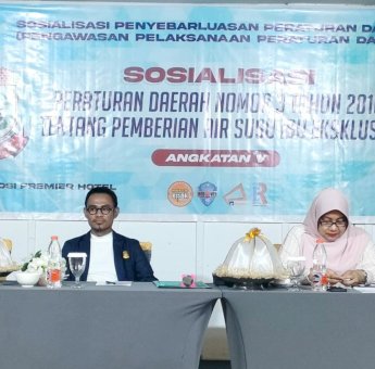 Jaga Tumbuh Kembang Anak, Saharuddin Said Sosialisasikan Perda ASI Ekslusif