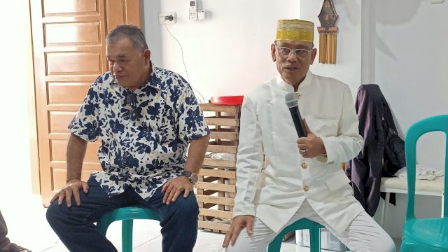 Caleg DPR RI Partai Golkar dari Dapil Sulsel I, Ajiep Padindang (kanan). (Foto: Istimewa)