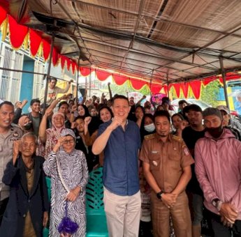 Edward Horas Elaborasi Masalah Pembangunan dan Awasi Pelaksanaan APBD di Kalukuang