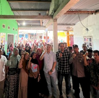 Bersama Warga, Edward Horas Awasi Pelaksanaan APBD di Kecamatan Tamalate