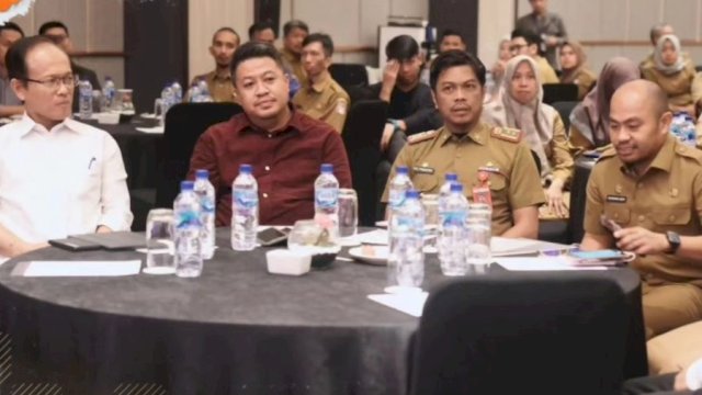 Sekretaris Komisi B DPRD Makassar, Ari Ashari Ilham menghadiri forum SKPD 2024 Kota Makassar di Hyatt Place Makassar, Senin (19/2/2024). (Foto: Istimewa)