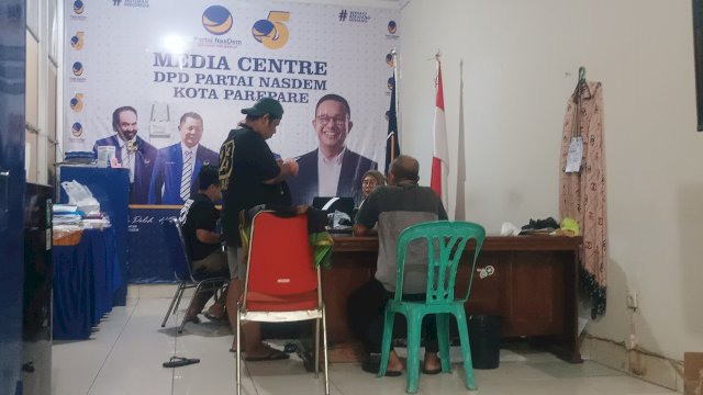 Ket : Kantor NasDem Kota Parepare (ist)