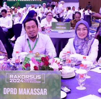 Legislator DPRD Makassar Kompak Ikuti Rakorsus Pemkot Makassar 2024