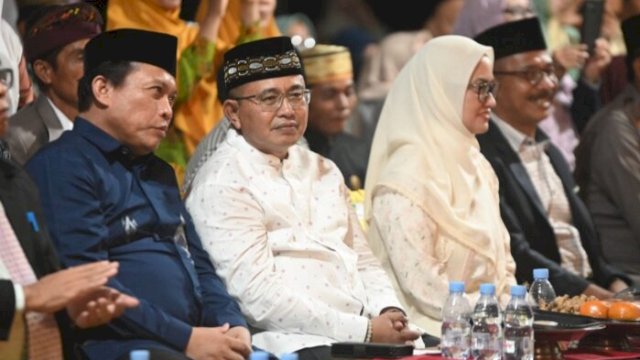 Anggota Komisi V DPR RI, Muhammad Fauzi menghadiri pembukaan MTQ XIII tingkat Kabupaten Luwu Utara di Desa Cendana Putih, Kecamatan Mappedeceng, Selasa (27/2/2024) malam. (Foto: Istimewa)