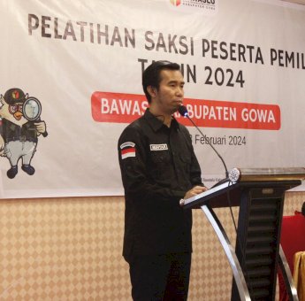 Bawaslu Gowa Bekali Saksi Peserta Pemilu Pengawasan Penghitungan Suara
