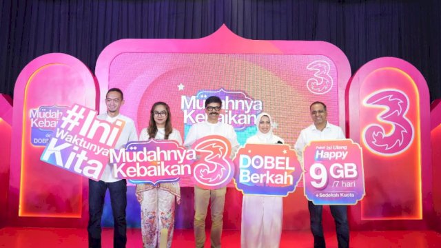 Indosat Ooredoo Hutchison melalui brand Tri, meluncurkan kampanye #MudahnyaKebaikan untuk mengajak masyarakat berbuat kebaikan melalui Sedekah Kuota. (Dok. IOH)