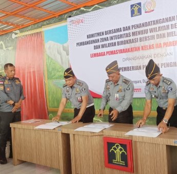 Akbar Ali Apresiasi Kegiatan Penandatanganan Pembangunan Zona Integritas di Lapas Parepare