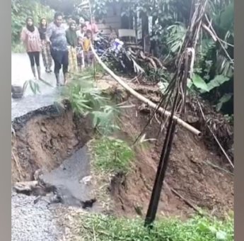 Jalan Poros Sinjai – Malino Nyaris Terputus, BPBD Keluarkan Imbauan