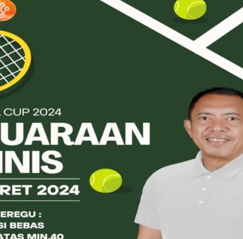 HUT Kota ke-64, Pemkot Parepare Gelar Kejuaraan Tennis
