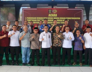 Kakanwil dan Rektor Unmul Apresiasi Kalapas Narkotika Samarinda Pada Program Rehabilitasi Tahun Ini